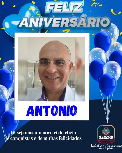 Feliz Aniversário Antonio