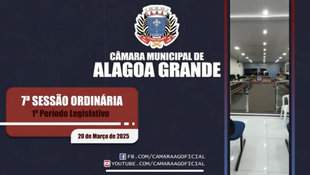 7ª Sessão Ordinária - 1º Período Legislativo - 20/03/2025